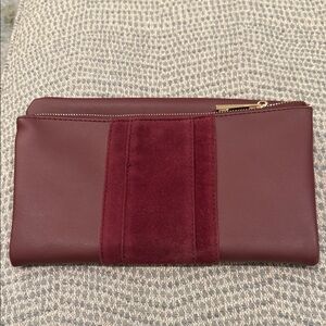 Elegant Burgundy Clutch